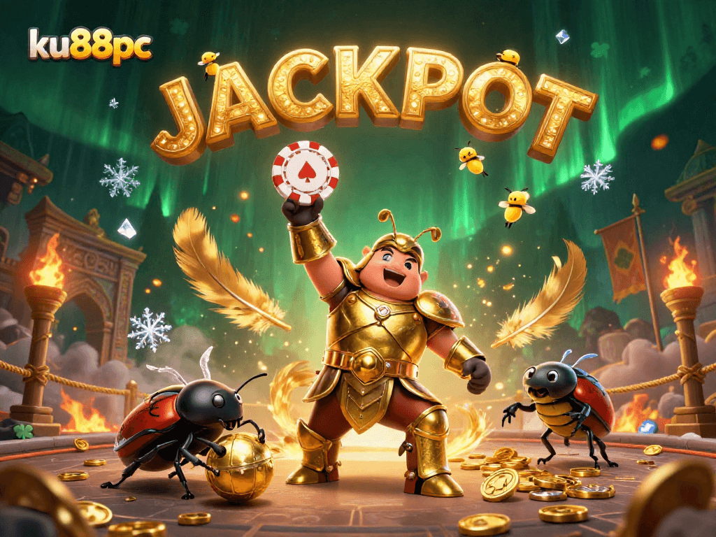 Register and win big at ku88pc with this vibrant 3D gambling scene and exciting prize elements.