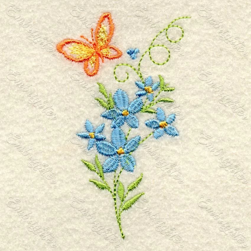 Mini machine embroidery designs for gift ideas: Personalized presents with heart