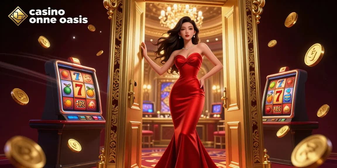 Spin and win at casino ohne oasis with vibrant slots and luxury casino lights.