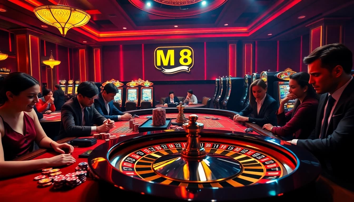 Action-packed casino moment featuring MM 88 players betting at luxurious tables.