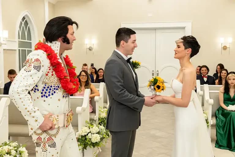 Get Married by the King: Elvis Wedding Packages at Bliss Chapel