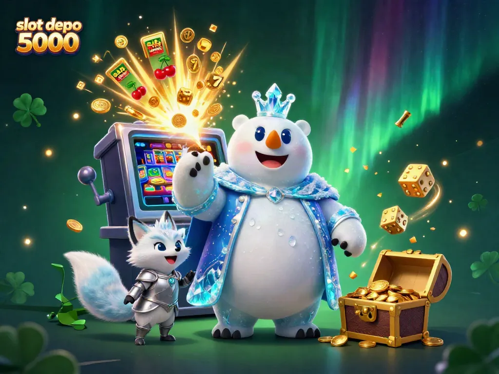 Experience vibrant slot action with slot depo 5000 featuring characters and slot machine highlights.