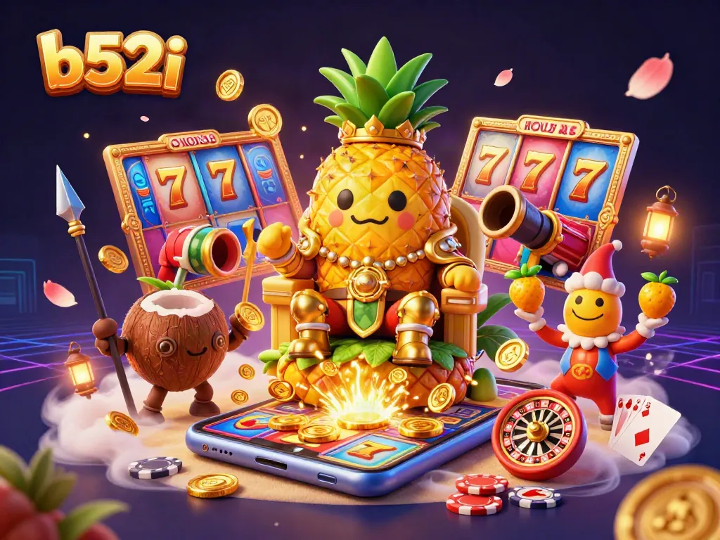 Engage in thrilling gameplay at b52i with vibrant slot games and immersive casino elements.