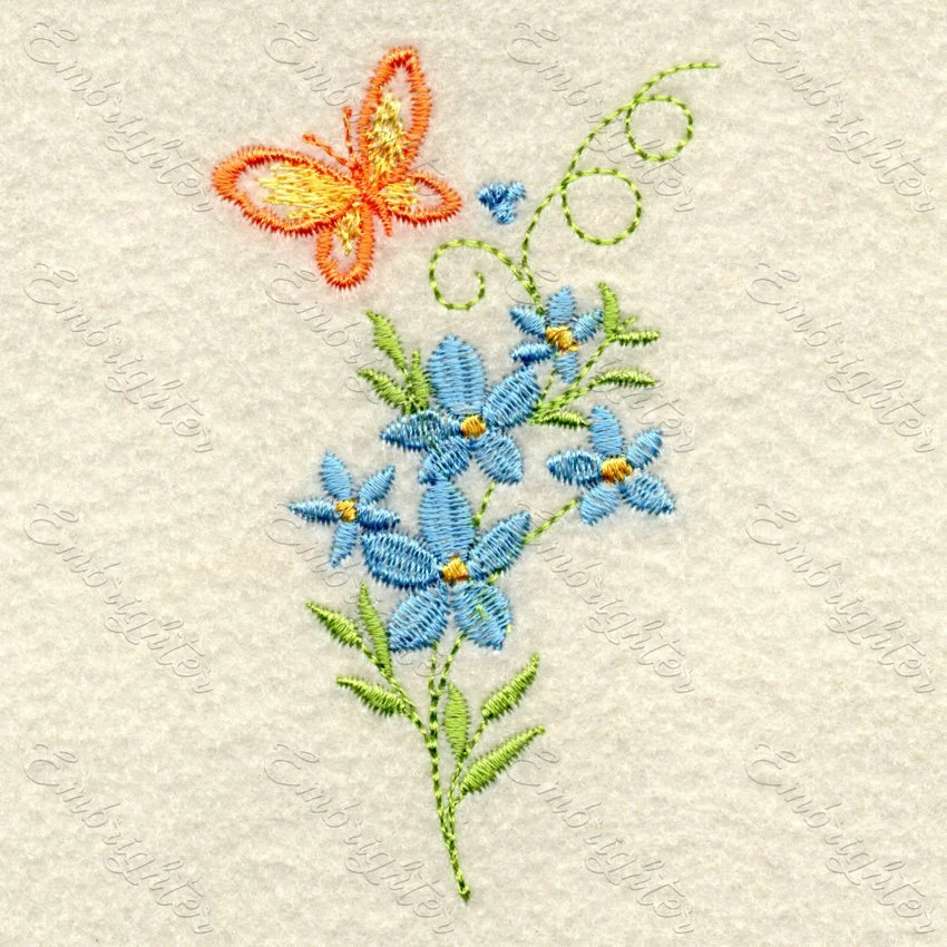 Mini machine embroidery designs for gift ideas: Personalized presents with heart