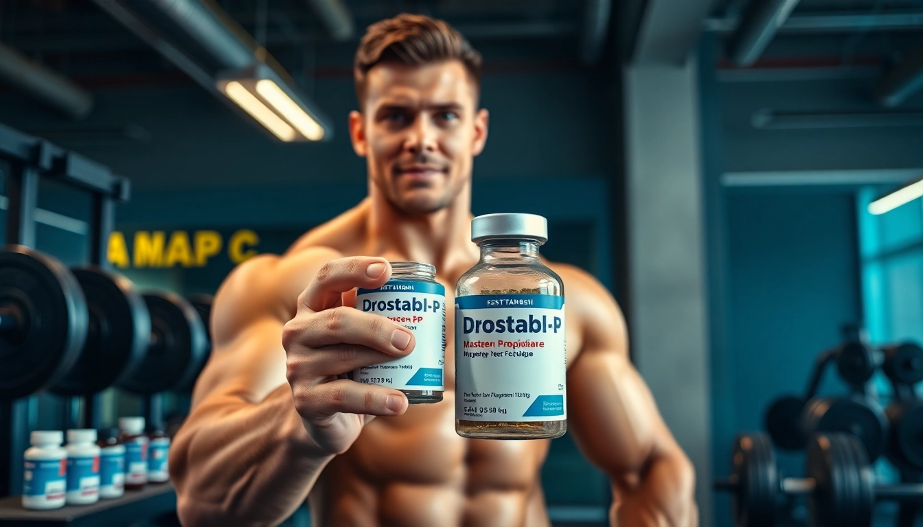 Drostabal-P Masteron Propionate showcasing strength in a fitness setting