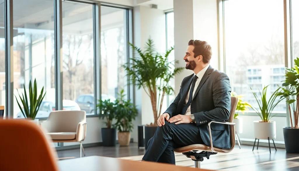 Professioneller Headhunter Dresden führt ein Bewerbungsgespräch mit einem Bewerber.