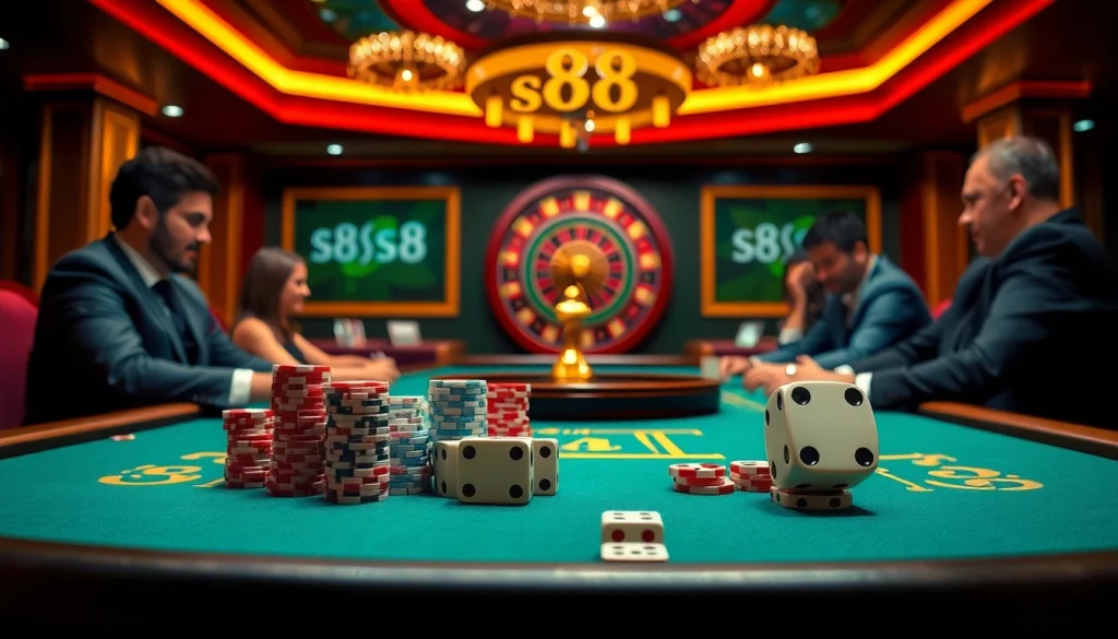 Experience thrilling moments at the poker table with s8s8 branding enhancing your gameplay.