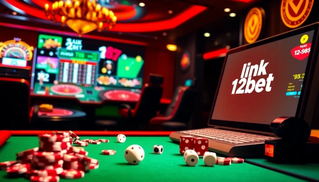Engage with link 12bet while enjoying an exciting online casino experience featuring vibrant gaming elements.