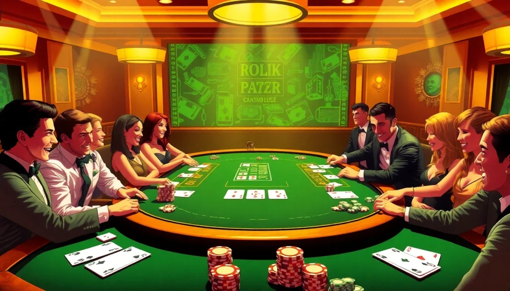 Experience the thrill of 88i bet at a lively blackjack table with professional dealers and colorful chips.