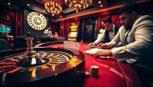 Trải nghiệm lối chơi đầy kịch tính tại https://luck8.net với không khí casino sống động, đầy chip poker và bánh xe roulette.