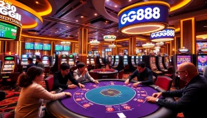 Experience the excitement of GG88 online casino with vibrant gaming tables and thrilling players.